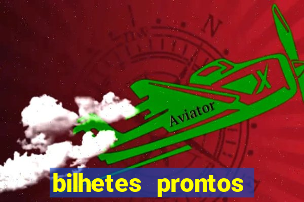 bilhetes prontos futebol hoje